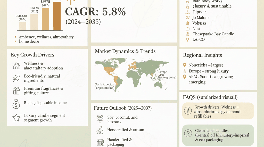 Scented Candles Market Battles 5.8% CAGR Amid Global Trade Tensions