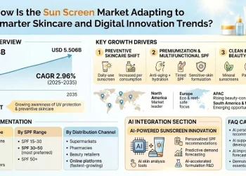 Sun Screen Market Set to Grow at 5.21% CAGR Through 2035 Driven by Rising Skin Health Awareness
