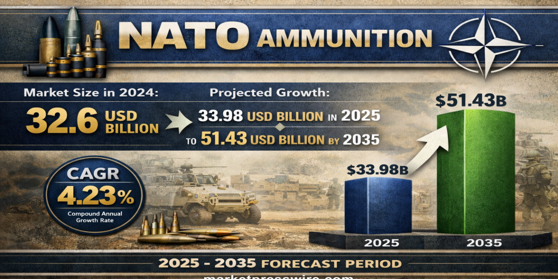 Defense Modernization and Technology Drive NATO Ammunition Market to $51.43 Billion by 2035