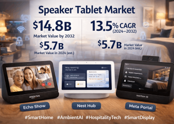 $14.8B Speaker Tablet Market Growth: 13.5% CAGR Driven by Ambient AI and Smart Homes
